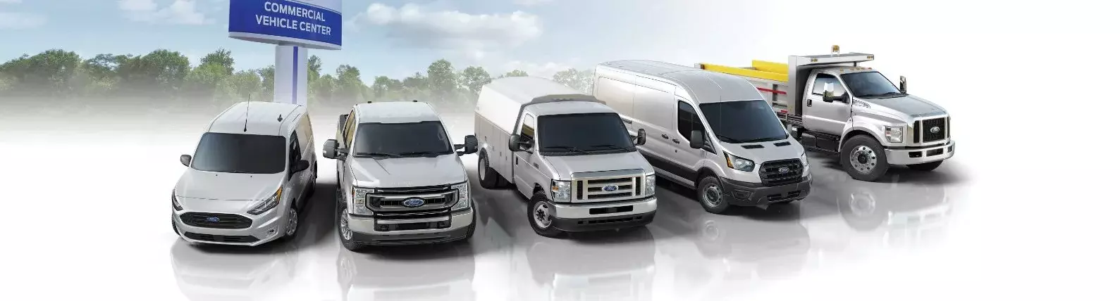Ford commercial vans and trucks
